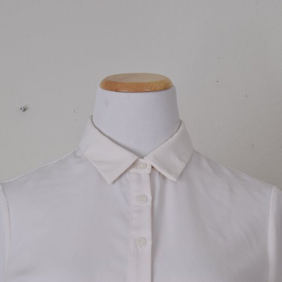 Off White Crop Fitted Blouse by Atelier Mexico size 6 - Picture 6 of 11